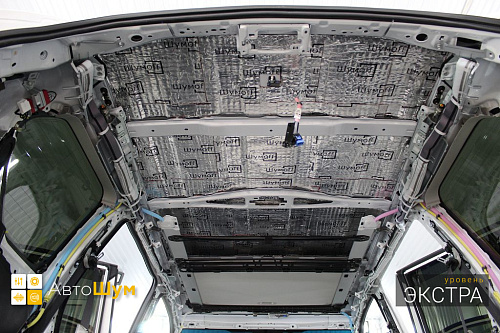 Виброизоляция крыши Тойоты Ленд Крузер Прадо 150