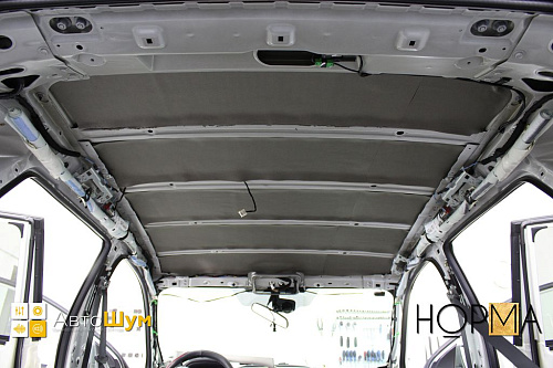 Шумо и теплоизоляция крыши Ниссан Кашкай J11.