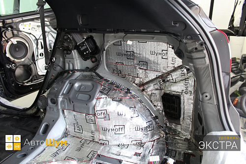 Виброизоляция арок Хендай Икс 35