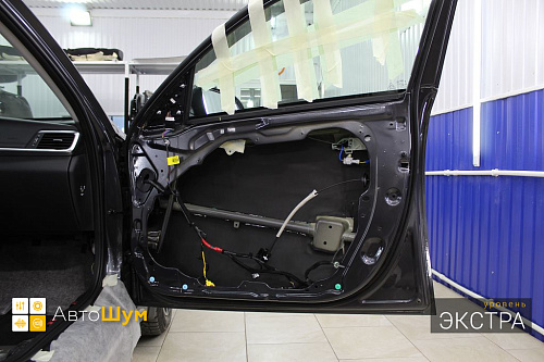 Шумо и теплоизоляция дверей Киа Оптимы