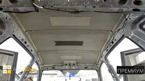 Штатная шумоизоляция на крыше  Лифан Х70