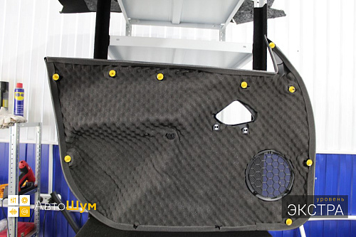 Шумоизоляция дверной обшивки Датсун он До