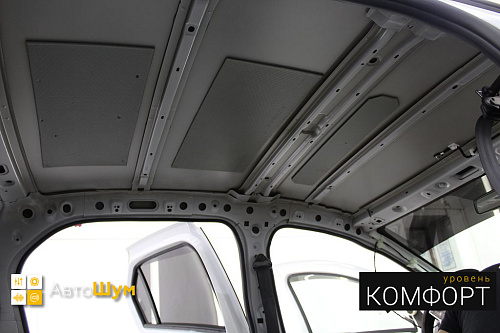 Штатная шумоизоляция Рено Логана