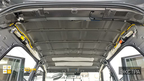 Штатная шумоизоляция крыши Хендай Креты