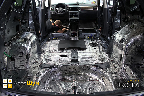 Виброизоляция арок и багажника Фольксваген Терамонт