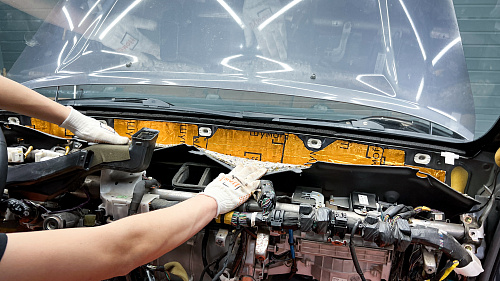 Разбор панели Тойота Ленд Крузер Прадо 120