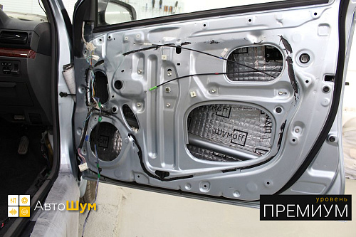 Виброизоляция дверей Тойты Аллион