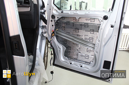 Виброизоляция дверей Фольксваген Мультивэн