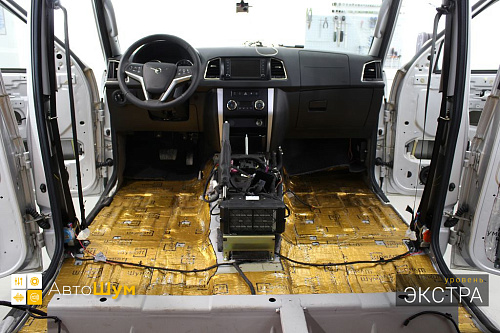 Виброизоляция пола УАЗ Патриот