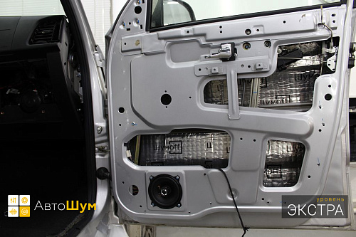 Виброизоляция дверей Уаз Патриот Пикап