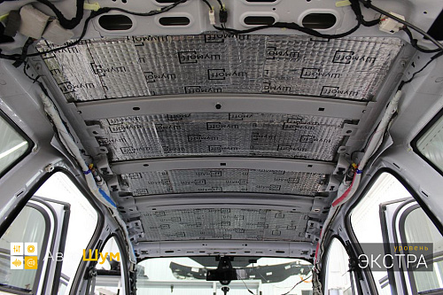 Виброизоляция крыши Форд Куга