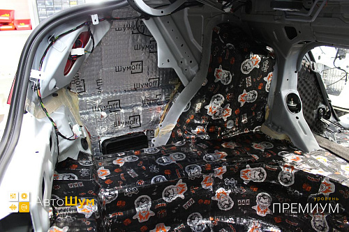 Виброизоляция арок Джили Эмгранд