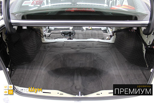 Шумоизоляция багажника Киа Оптима