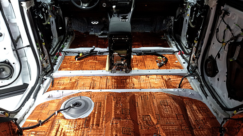 Виброизоляция пола Лексус РХ