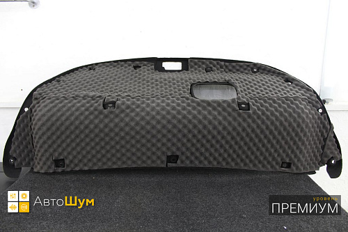 Шумоизоляция обшивки пятой двери Джили Эмгранд