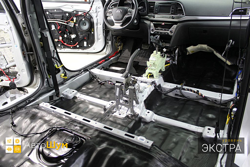 Шумоизоляция пола Хендай Элантра