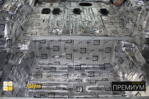 Виброизоляция крыльев и арок Митсубиси Паджеро