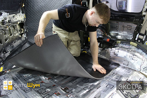 Шумоизоляция багажника Тойоты Ленд Крузер Прадо 120