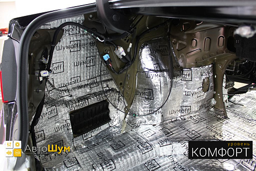 Виброизоляция крыльев и арок Тойоты Камри Xv55.