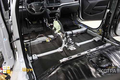 Шумоизоляция пола Хендай Элантра