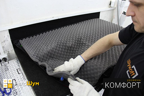 Клеим дверную обшивку Киа Спортейдж