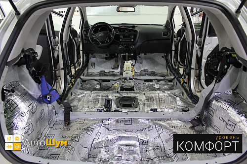 Виброизоляция багажника киа сид