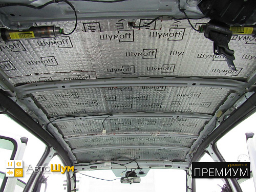 Клеим Шумофф Joker на крышу Ниссан Кашкай.