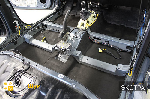 Звукоизоляция днища Киа Рио