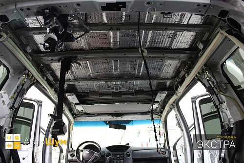 Виброизоляция крыши Хонды Пилот