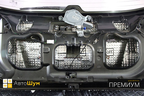 Виброизоляция пятой двери Киа Соренто