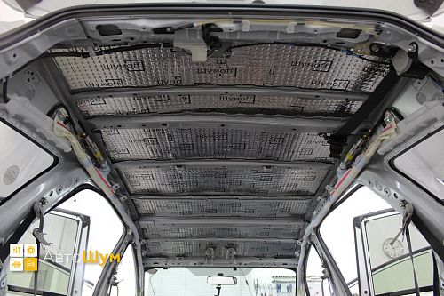 Виброизоляция крыши Тойота Приус