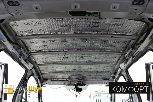 Виброизоляция крыши Ниссан Кашкай J11.