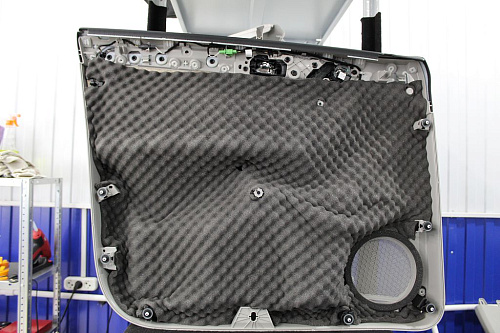 Шумоизоляция дверной обшивки Фольксваген Тигуан