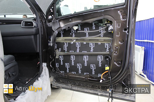 Шумо и теплоизоляция дверей Киа Соренто Прайм