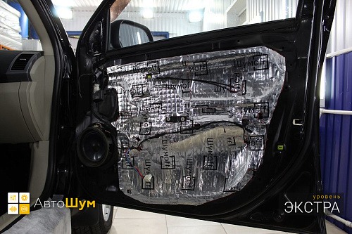 Шумоизоляция дверей митсубиси Аутледер ХЛ.