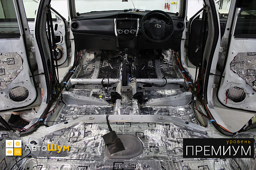 Виброизоляция днища Тойота Филдер