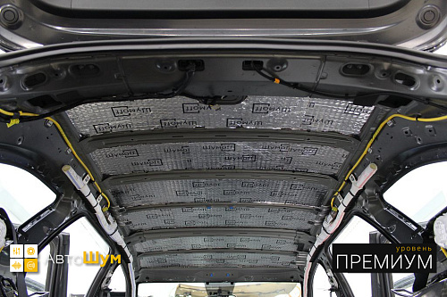 Виброизоляция крыши Киа Сид