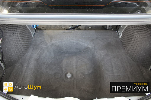 Шумоизоляция багажника Хендай Солярис.