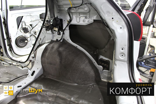 Шумоизоляция арок и крыльев Киа Спортейдж