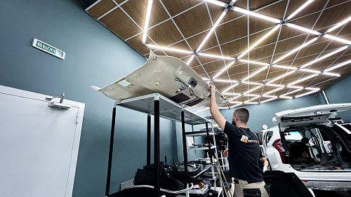 Разбор крыши Мицубиси Монтеро