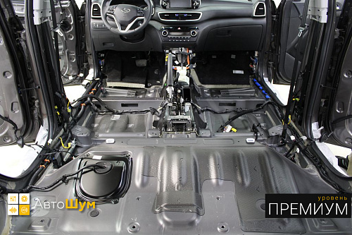 Штатная шумоизоляция Хендай Туссан