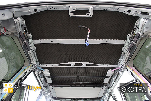 Шумоизоляция крыши Тойоты Ленд Крузер Прадо 150Тойоты Ленд Крузер Прадо 150