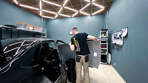 Разбор крыши Лада Гранта