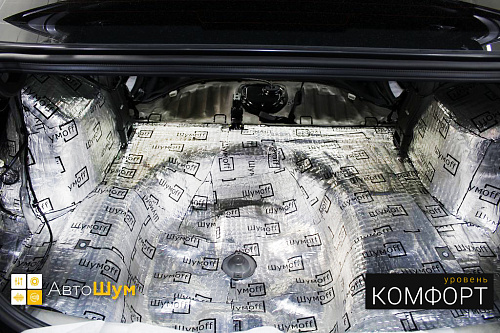 Виброизоляция багажника Киа Рио