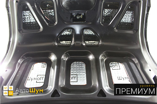 Виброизоляция крышки багажника Датсун Он До