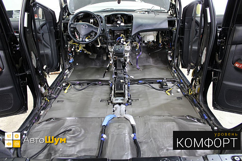 Шумоизоляция пола лексус рх.