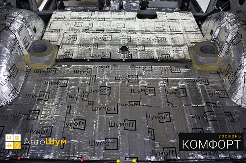 Виброизоляция багажника Нивы 2121