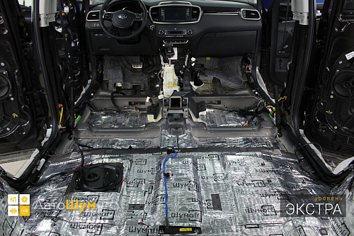 Виброизоляция днища Киа Соренто Прайм