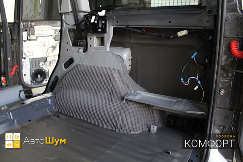 Шумоизоляция арок УАЗ Патриот.