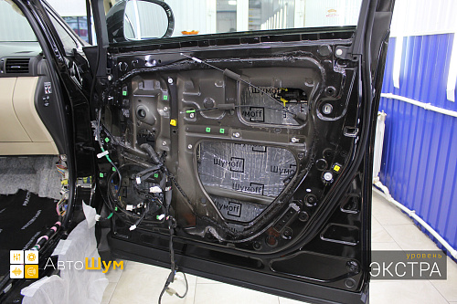 Виброизоляция дверей Лексус РХ 350